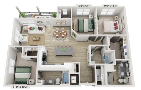 13283 N Main St. 1-3 Beds Apartment for Rent - Photo Gallery 48